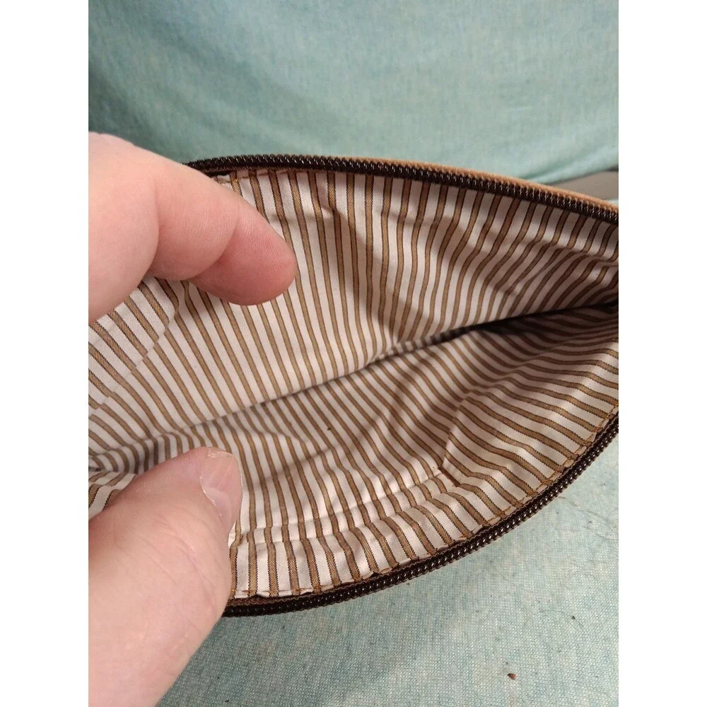 Vaan & Co Leather And Suede Clutch Bag Print Patchwork Purse Small Handbag